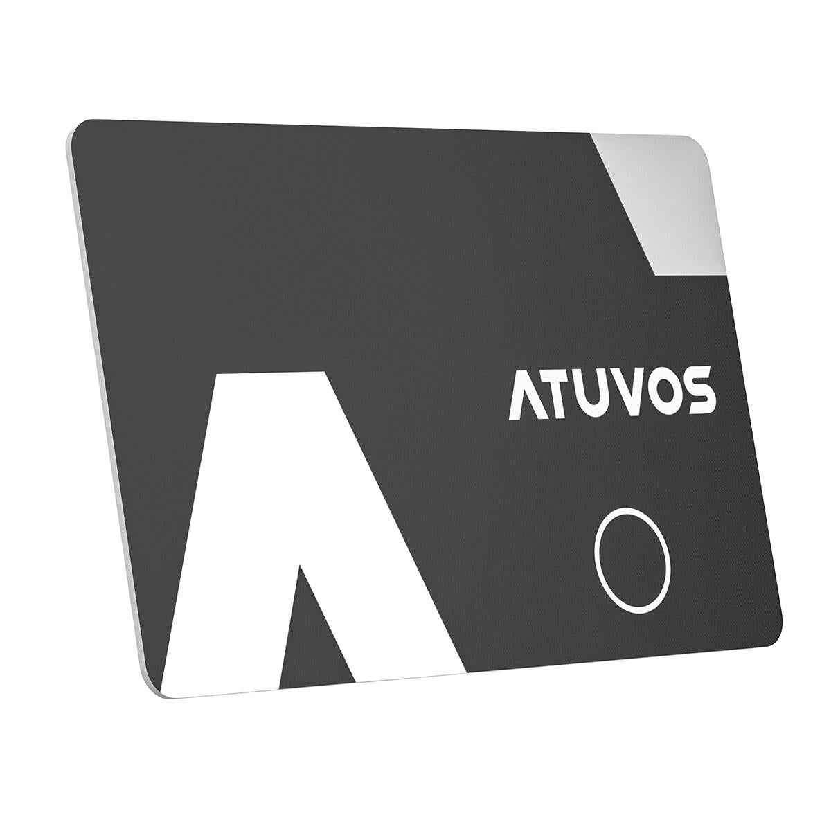ATUVOS Tracker Localisateurs D'Objets Bluetooth 2 Pack, Fonctionne avec  l'app Localiser (Uniquement iOS), Batterie Remplaçable, IP67 Imperméable,  pour Valises/Portefeuilles/Clés/Sacs, Noir : : High-Tech