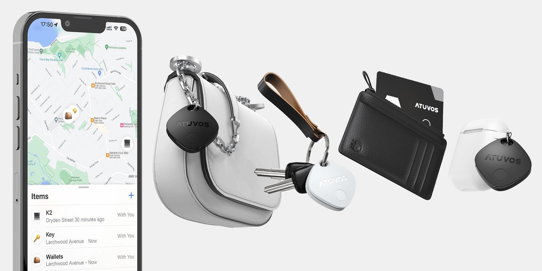 ▷ Chollo Buscador de objetos Bluetooth Atuvos para Apple por sólo 15,99€  con cupón descuento (-36%)